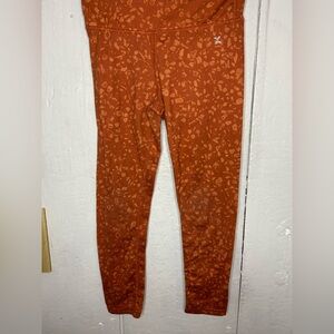 Xersion Kids Terracotta Patterned Leggings